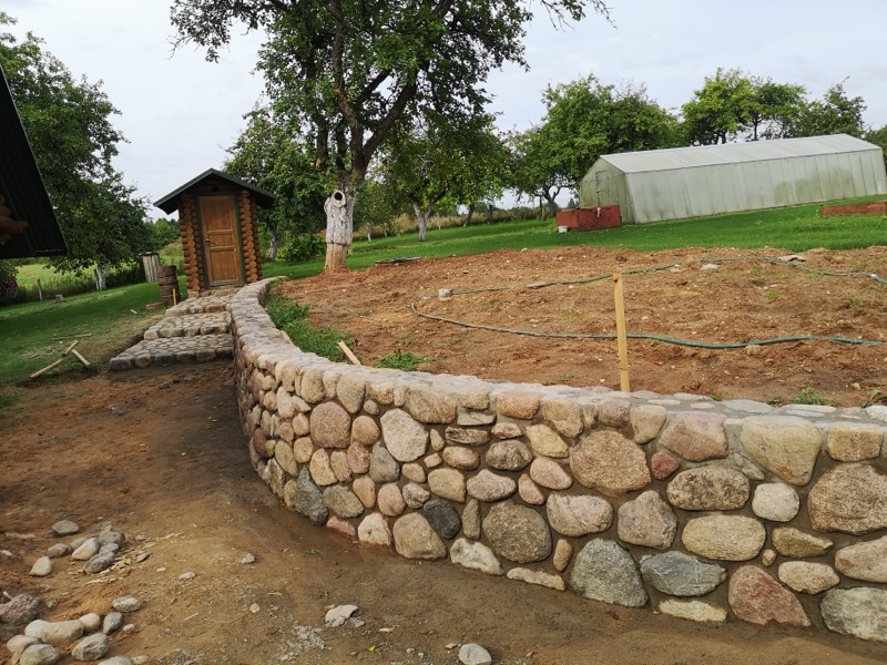 Retaining walls — Akmuo Kitaip